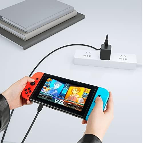 Сменное Зарядно устройство 10 фута Превключвател за Nintendo Switch PD, Кабел-адаптер за зарядно устройство, Съвместимо с
