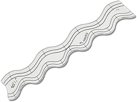 Линия за капитониране Bequilter и набор от шаблони, в това число 1 бр. линия за капитониране с вълните, 1 бр. метална