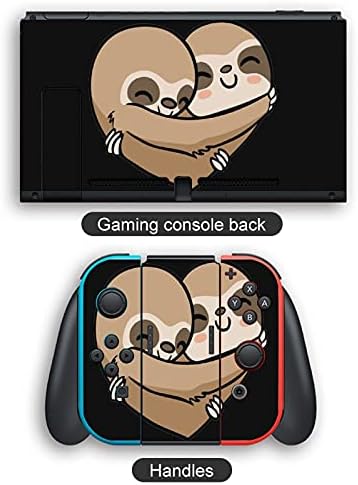 Детска стикер във формата на сърце Ленивца за игра, стикери с красив дизайн Подходящ за серия Превключвател за Switch