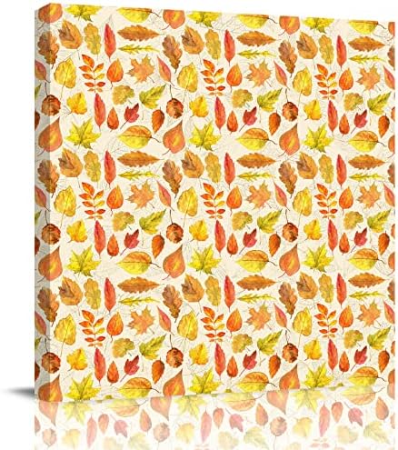 Маслени бои, без ябълки върху платно, Кленов лист за Деня на Благодарността, Стенно Изкуство, Начало Декор, Ретро