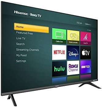 32-инчов led Smart TV, Roku клас H4 серия Hisense с поддръжка на Google Assistant и Алекса (32H4G, модел 2021 година)
