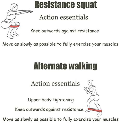 Дъвка за упражнения със съпротива SUWEI за краката и задните части, Подходящ за спортни занимания на жените /Мъжете,