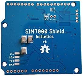 Комплект клетъчна комуникация Botletics SIM7000 LTE CAT M1 NB-Ин + GPS + Антена щит за Arduino (SIM7000G)
