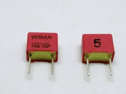 10ШТ 100pf 101 100V Полипропилен Кондензатор Аудиосортности WIMA FKP2