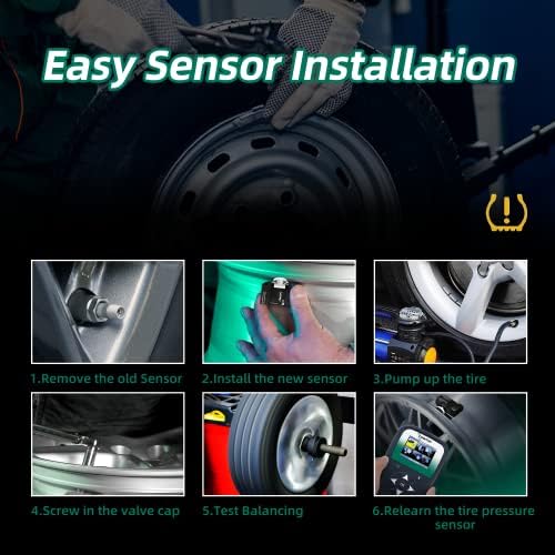 Сензор за ГУМИТЕ, 433 Mhz Система за контрол на налягането в гумите 4-Pack за BMW|Mini|Aston Martin| Rolles Royce Заменя