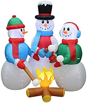ДВА КОМПЛЕКТА БИЖУТА за КОЛЕДНО ПАРТИ И рожден ДЕН, включително надуваеми на снежни човеци височина 5 метра, marshmallows за печене на огън под формата на Снежен човек, и н