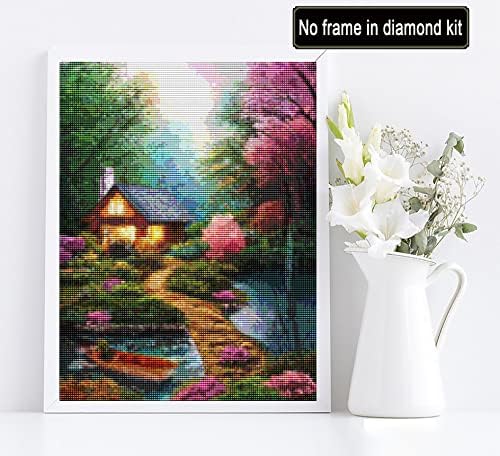 5D Диамантена Живопис Пейзаж, боядисване с Диаманти САМ Diamond Изкуство Вили Гора, Самодельная живопис по Номера