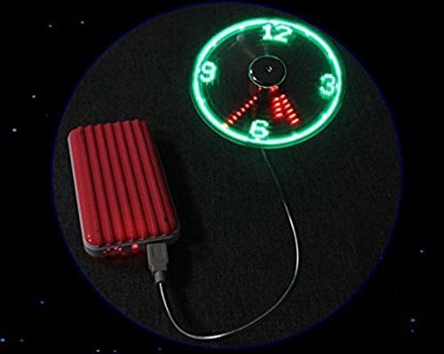 InKach Mini USB Powered LED Охлаждане Мига на Дисплея в реално Време, Функцията за Часовници Фен