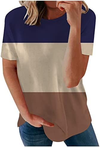 Блуза в стил Эстампадо, Върхове с боя за вратовръзки, Мъжки тениски Y2K Camiseta de Manga Corta Cuello Redondo Camiseta