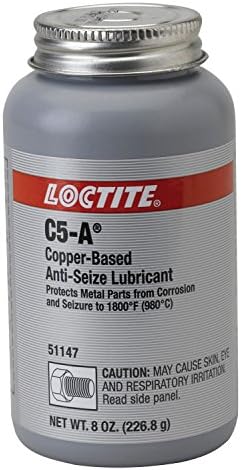 Loctite 51147 C5-Средство за защита срещу заедания на медна основа, температурен Диапазон от -30 до 1800 градуса по Фаренхайт,
