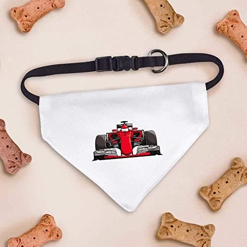 Малка кърпа за кучета/Котки /домашни любимци Червената състезателна кола от Формула 1 (PD00026807)