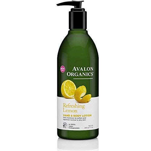 Лосион за ръце и тяло Avalon Organics, Лимон, 12 унции (опаковка от по 7 броя)
