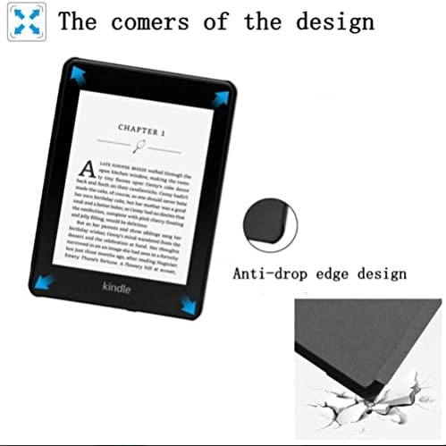 калъф shzrgarts за Kindle 11-то поколение 2022-6 с автоматична функция за събуждане /сън под различни ъгли Калъф за Kindle Paperwhite 11-то поколение 2022 Освободен, Абстрактен Снежен Пла?