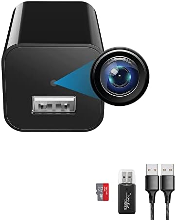 Зарядно устройство за шпионска камера Скрита камера - Мини Шпионска камера 1080p - USB-Зарядно устройство За камера Скрита камера шпионин - Скрита камера-Скрита камера -