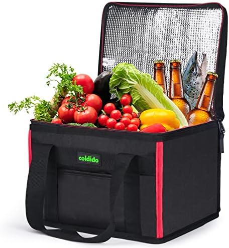 Многократна употреба за Хранителни стоки чанти icemido, термоизоляционная чанта, Хладилна чанта, за доставка на горещи или студени храни, пътуване, пазарска чанта