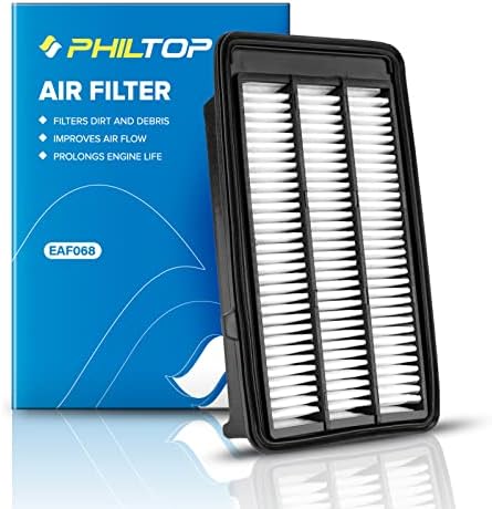 Въздушен филтър на двигателя PHILTOP, EAF068 (CA12050) Замяна за Civic 1.5 L -2021, CR-V, 1.5 L 2017-2021 Въздушният филтър Предпазва двигателя и подобрява ускорението