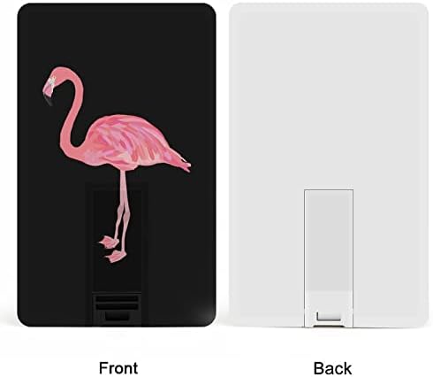 Розово Фламинго Птица USB Устройство Дизайн на Кредитна Карта, USB Флаш устройство U Диск, Флаш устройство 64G