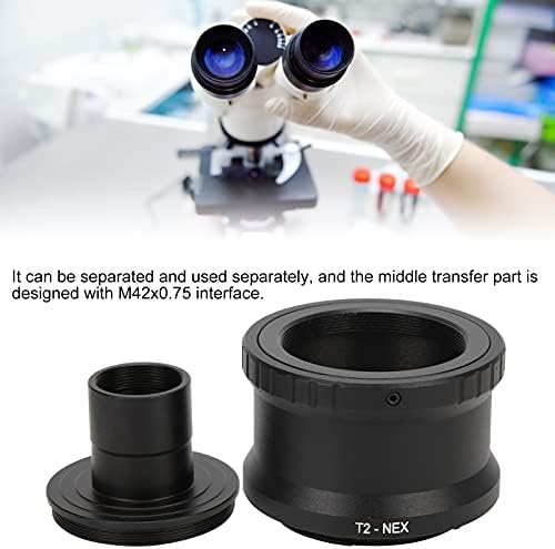 SALUTUY 23,2 мм Адаптер за Фокусиращ Микроскоп с Т-образно Монтиране, Адаптер За монтиране Срещу Окисляване,
