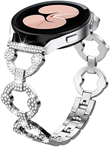 Гривна Yomisa Bling с диаманти, съвместим с Samsung Galaxy Watch 5 и 4/Active 2 с каишка 40 мм 44 мм/ Galaxy Watch