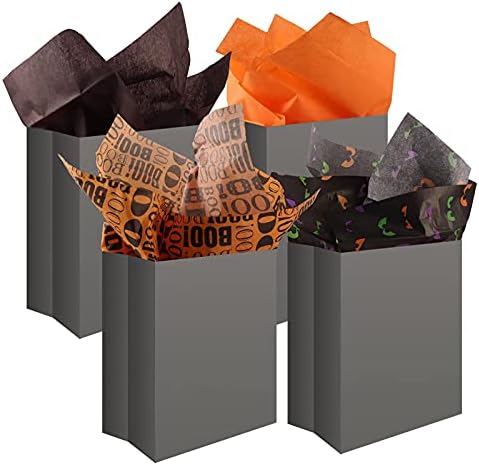 На едро гама от цигарена хартия Хелоуин Store - Комплект от 120 листа подарък опаковки за Хелоуин, предложения, Есенен