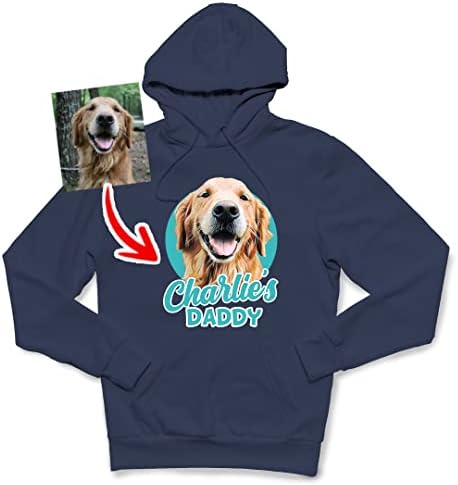 Персонални Hoody с качулка за Кучета Pawarts - Тениски за Кучета за Мъже и Жени, Индивидуално Hoody с качулка за