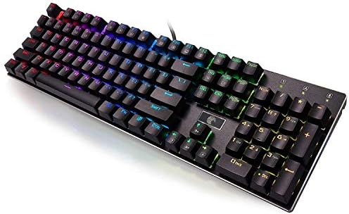Полноклавишная механична клавиатура Z-88 с 104 клавишите и Сменяеми Тактильными ключове кафяв цвят, изпълнена със собствените