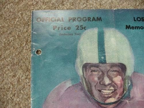 Футболна програма на шампионата на NFL 1955 г. Лос Анджелис Рэмс против Cleveland Browns ТНА - Програма NFL