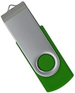 Лот 5 USB2.0 Отточна тръба на шарнирна връзка USB флаш памет Memory Pen Key Stick Pack (32 GB, зелен)