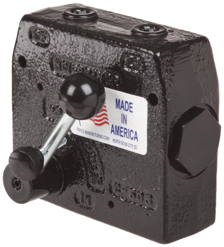 Prince RD-150-16 Клапан за регулиране на дебита, регулируема отменя налягане, чугун, 3000 паунда на квадратен