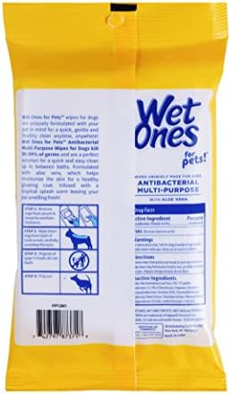 Мокри кърпички за домашни любимци Универсални Кърпички за кучета с алое Вера, 30 парчета - 24 опаковка | Кърпички за всички кучета с тропически аромат Splash, Мокри Кърпи?