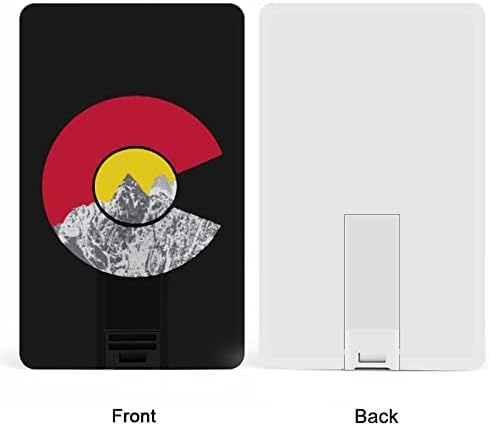 Кредитни карти с изображение на Знамето на щата Колорадо, USB-стик, на Персонализирани Карти с памет, Фирмени
