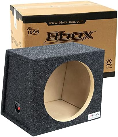 Запечатана кутия за 10-инчов субуфер Bbox Single - Кутия за авто субуфер и корпуса - Кутия за субуфера премиум-клас