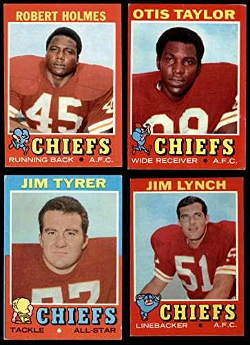 1971 Сет екип Topps Kansas City Chiefs Kansas City Chiefs (сет) VG/EX Chiefs