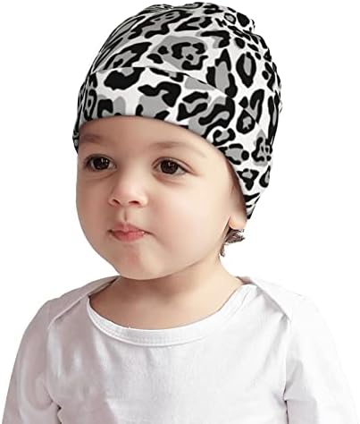 Безпроблемна Шапчица за Деца с Леопардовым Модел за Момчета И Момичета, Възли Зимни шапки за Малки Деца
