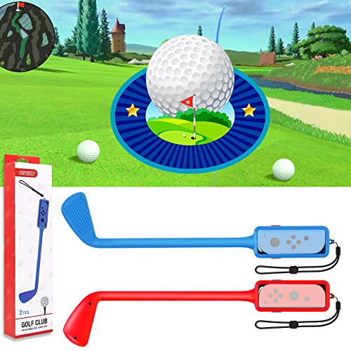 Стика за голф, за Nintendo Switch/Контролер Switch OLED Joy-Con /за Mario Golf Super Rush, 2 опаковки, Стика за голф Switch, Регулируеми Колани за