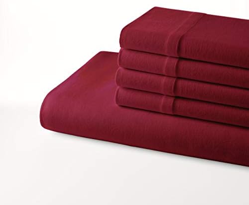 Наутика - Кърпи King, комплект дишаща спално бельо, Влагоотводящий и быстросохнущий Декор за дома (Трикотаж Червено,