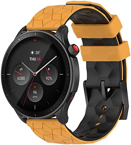 AISPORTS Съвместима за Samsung Galaxy Watch 5 Каишка 40 мм 44 мм Силикон за жените, мъжете, 20 мм, Спортен Гривна