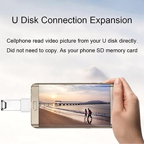 USB Адаптер-C за свързване към USB 3.0 Male (2 опаковки), съвместим с Samsung Galaxy A80, дава възможност за