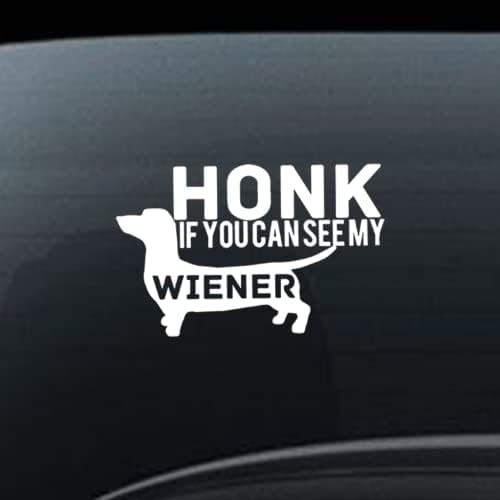 Забавна Vinyl Стикер с надпис Dachshund Wiener Dog за автомобили, Камиони, Стъкла, Брони, Стени, Обложки за преносими