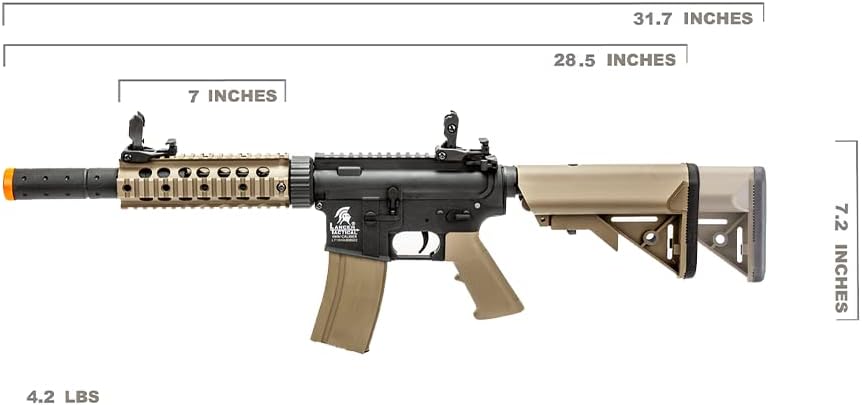 Страйкбольная пушка Lancer Tactical Gen 2 SD M4 GEN 2 Полимерна с допълнителен патрон Mag и 0,2 g 5100 BBS