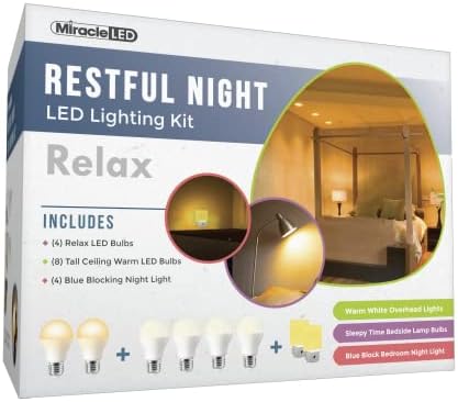 Комплект led осветление Спокоен Relax Night от 8 части за създаване на приятна и релаксираща обстановка (2 опаковки)