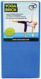 Yoga-Mad изолация от полиуретанова пяна тухла с висока плътност EVA за практикуване на йога, Пилатес, фитнес и растяжкой