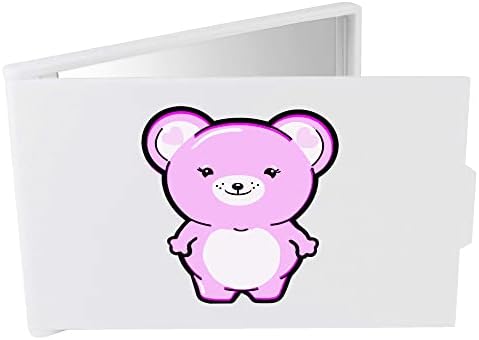 Компактно/Пътното/Карманное огледало за грим Azeeda 'Baby Pink Bear' (CM00034385)