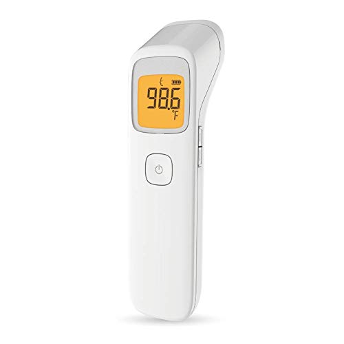Инфрачервен Безконтактен термометър за челото Uright, Произведено в Тайван, Дигитален Термометър без докосване за възрастни, бебета и деца