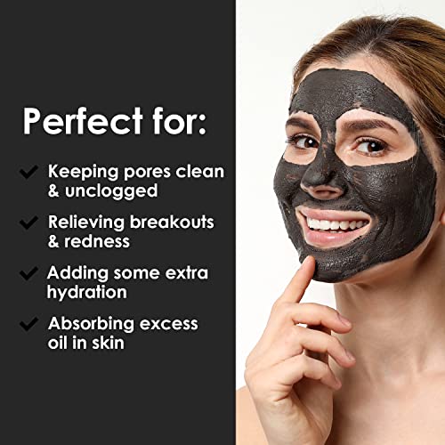 Кална маска от Мъртво море за лице и тяло - най-Добрата Почистваща глина за лицето от черни точки, кистички, акне