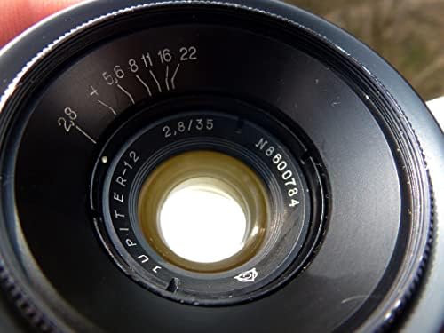 ЮПИТЕР-12 35 мм F/2.8 M39 RF руски обектив Leica Zorki