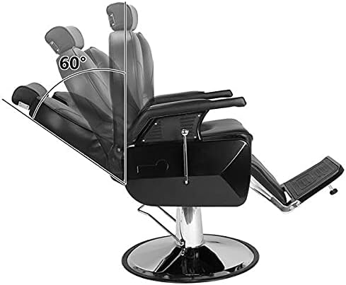 HNKDD два тона Професионални салонное коса стол от склада в САЩ (Цвят: бял-Динозавър Doodle4)