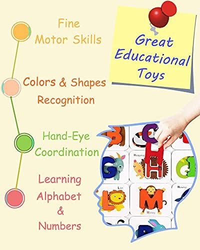 Карти с цифри и Азбука Gojmzo за деца на 3-5 Години, Забавни Играчки ABC Montessori, Подаръци за деца в предучилищна