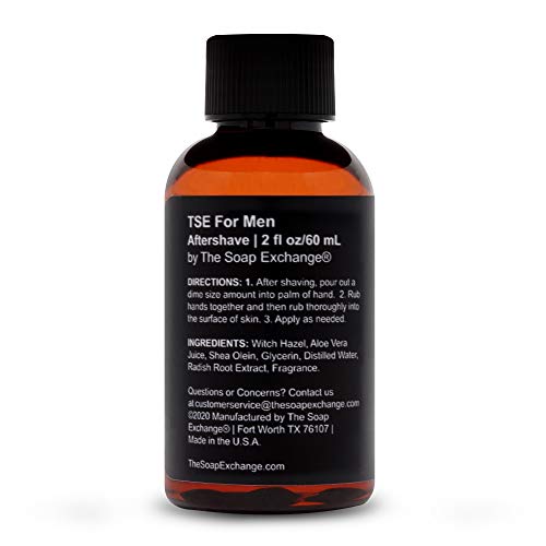 Успокояващ лосион за след бръснене ТСЕ for Men - Texas Leather - Натурални съставки за здрави грижа за след бръснене. Намалете