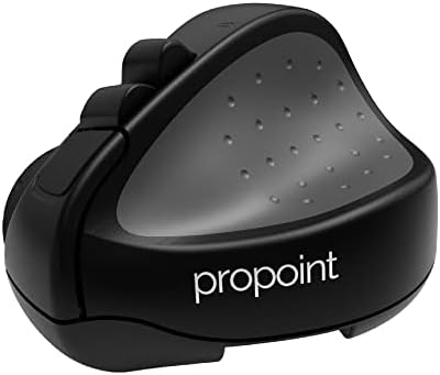 Безжична ергономична мишка Swiftpoint ProPoint и профилни презентации със софтуер за здравето, вертикална дръжка на пера, виртуалната лазерна показалка и прожектором, съвм